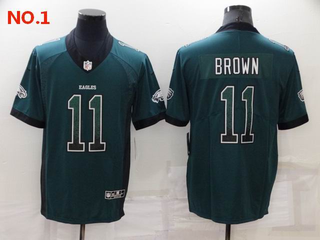 Men's Philadelphia Eagles #11 AJ Brown Jerseys-7